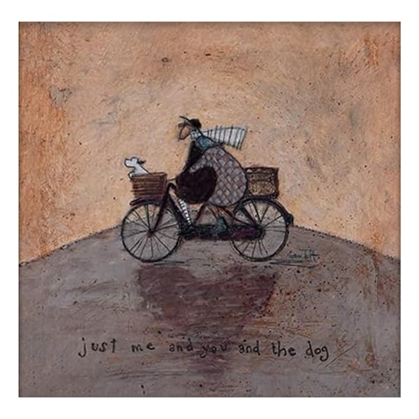 Sam Toft Just Me And You And The Dog Print 30cm x 30cm Brun/Svart Brown/Black 30cm x 30cm
