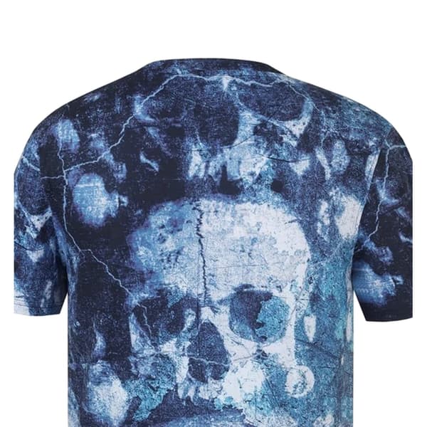 Firetrap Herr Sub Skulls T-shirt S Marinblå Navy S