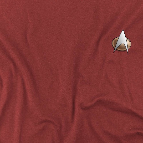 Star Trek Herr The Next Generation Command Emblem T-Shirt M Car Cardinal M