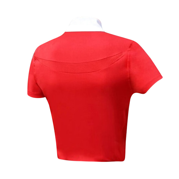 Hy Girls DynaMizs Show Shirt 11-12 år Röd/Vit Red/White 11-12 Years