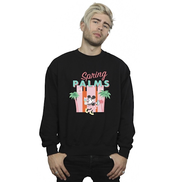 Disney Herr Minnie Mouse Spring Palms Sweatshirt M Svart Black M