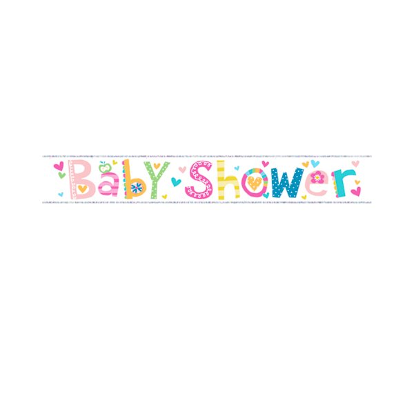 Simon Elvin Foliebanner En Storlek Babyshower Baby Shower One Size