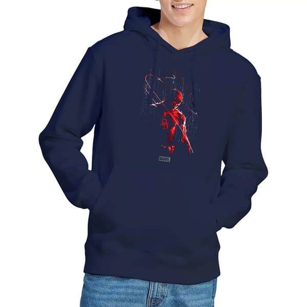 Daredevil Unisex Vuxen Regnhuvtröja L Marinblå Navy L