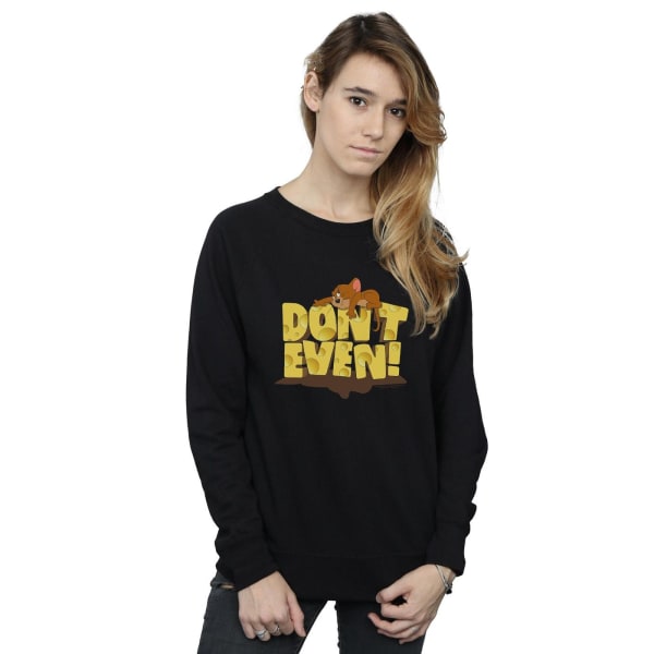 Tom And Jerry Dam/Dam Don´t Even Sweatshirt L Svart Black L