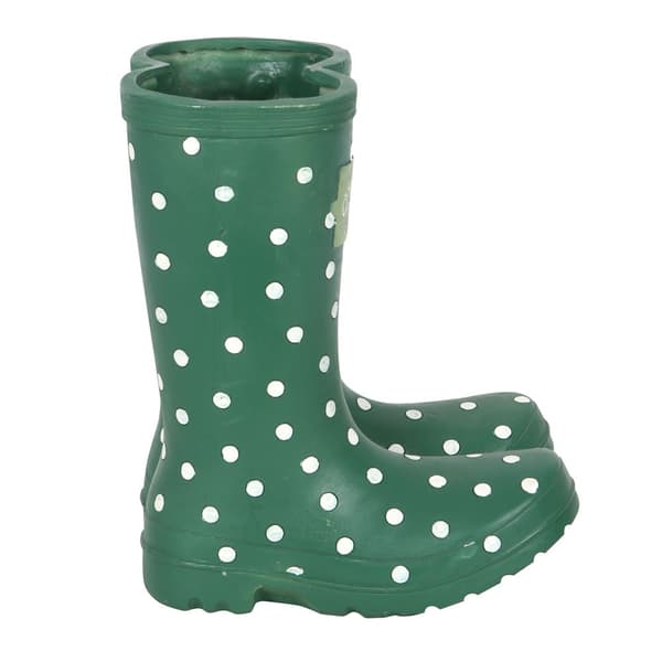 Something Different Wellington Boots Planter One Size Mörkgrön Dark Green One Size