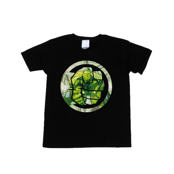 Marvel Boys Avengers Hulk Montage Symbol T-Shirt 7-8 Years Blac Black 7-8 Years