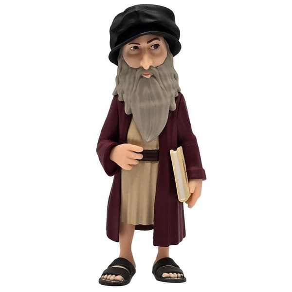 Leonardo Da Vinci MiniX samlarfigur en storlek flerfärgad Multicoloured One Size