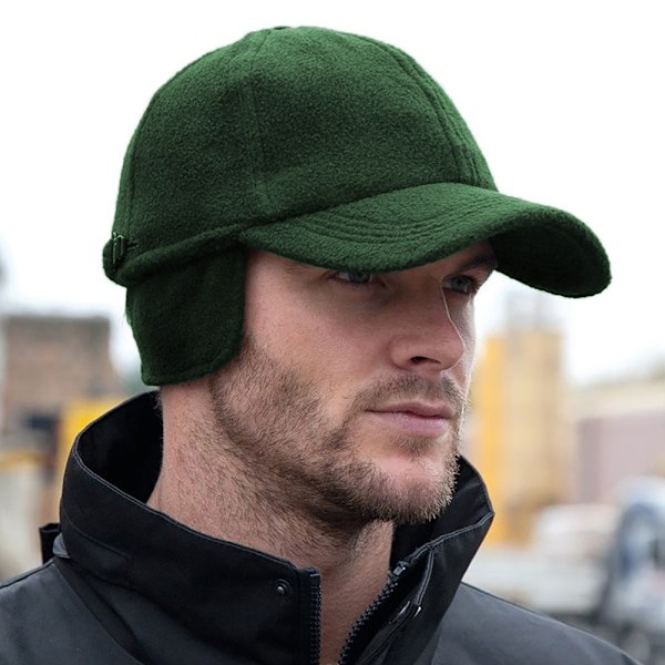 Result Active Vinter Fleece Baseball Cap En Storlek Skogsgrön Forest Green One Size
