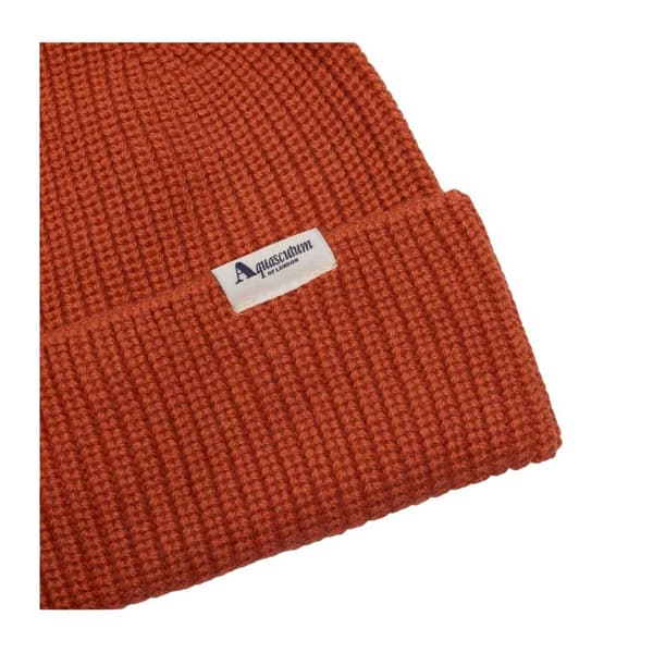 Aquascutum Mössa i Ullblandning En Storlek Rostorange Rust Orange One Size