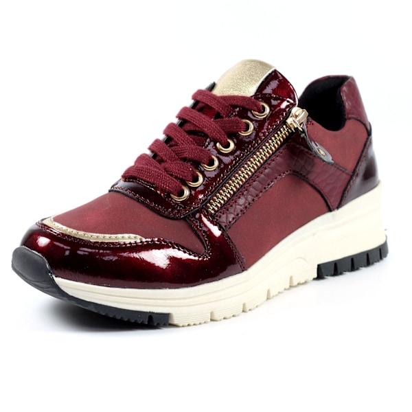 Lunar Dam/Dam Sammy Mockaskor 4 UK Burgundy Burgundy 4 UK