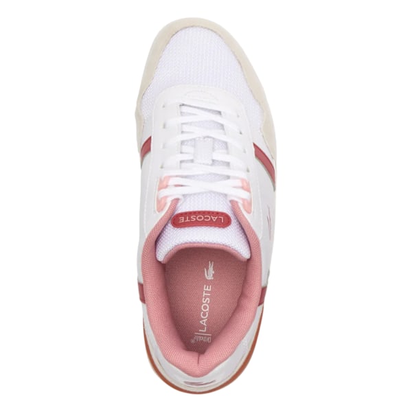 Lacoste Barn/Ungdom T-Clip Kardborre Träningsskor 4.5 UK W White/Pink 4.5 UK