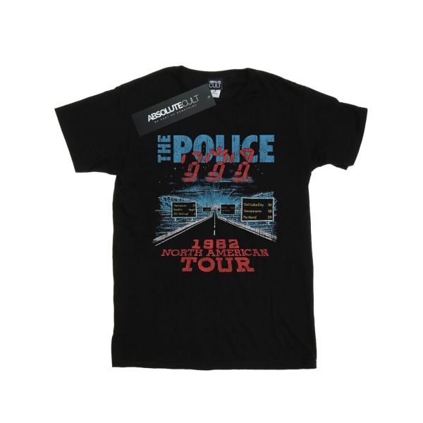 The Police Girls North American Tour V2 bomull T-shirt 5-6 år Black 5-6 Years