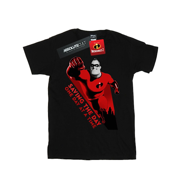 Disney Dam/Kvinnor The Incredibles Saving The Day Bomull Boyf Black XXL