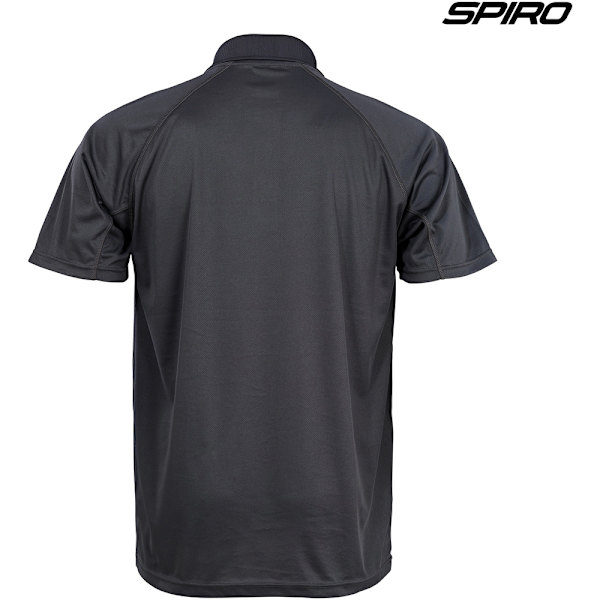 Spiro Unisex Vuxen Impact Performance Aircool Poloskjorta 4XL B Black 4XL