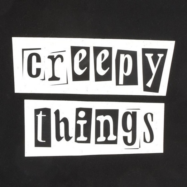 Something Different Creepy Things Polycotton Tote Bag Storlek One Size Black/White One Size