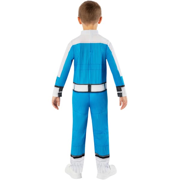 Fantastic Four Barn-/Barnkostym 7-8 år Blå/Vit Blue/White 7-8 Years