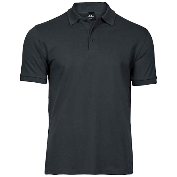 Tee Jays Lyxig Pikétröja med Stretch för Män S Mörkgrå Dark Grey S