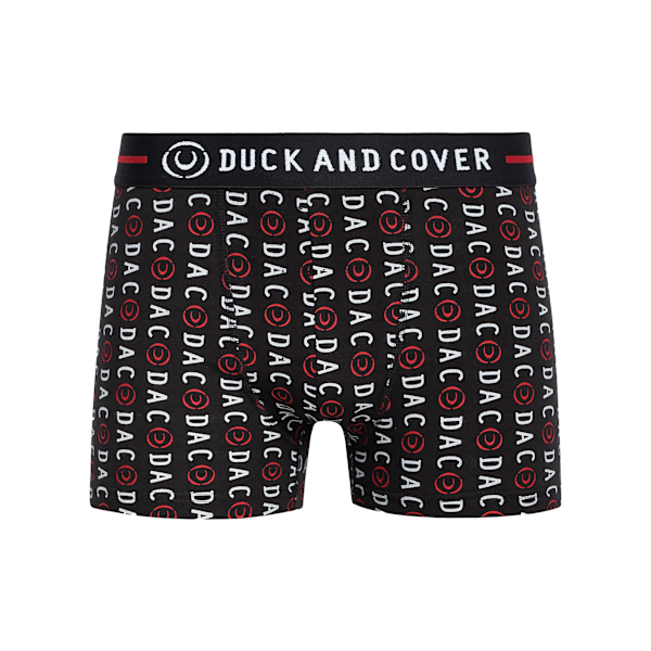 Duck and Cover Mens Stamper Boxer Shorts (3-pack) XXL Svart Black XXL