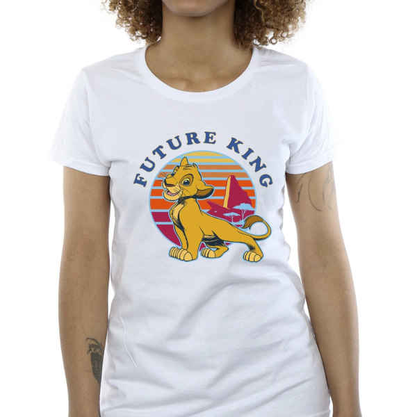 Disney Womens/Ladies The Lion King Future King T-shirt i bomull S White S
