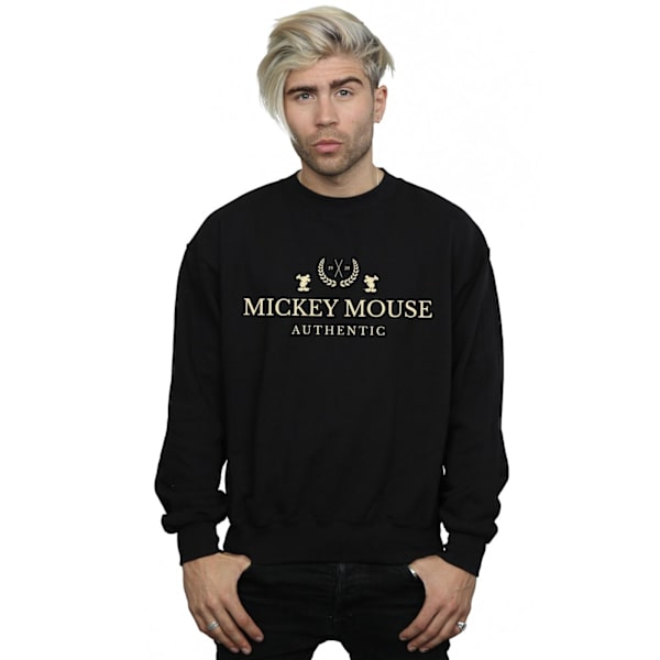 Disney Herr Mickey Mouse Äkta Sweatshirt 3XL Svart Black 3XL