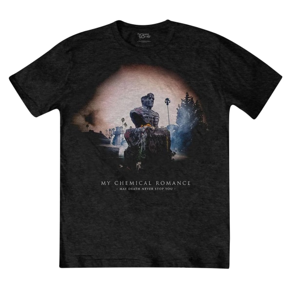 My Chemical Romance Unisex Adult May Death Cover T-Shirt M Svart Black M