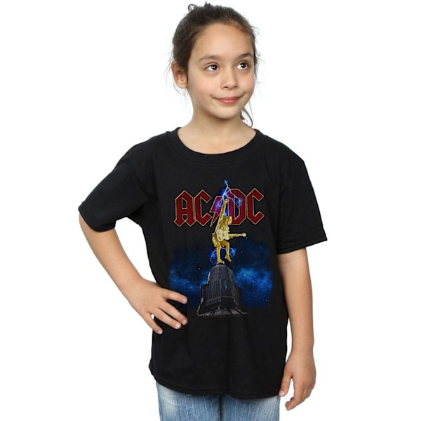 AC/DC Girls Stiff Upper Lip Lightning Bomull T-shirt 7-8 år Black 7-8 Years
