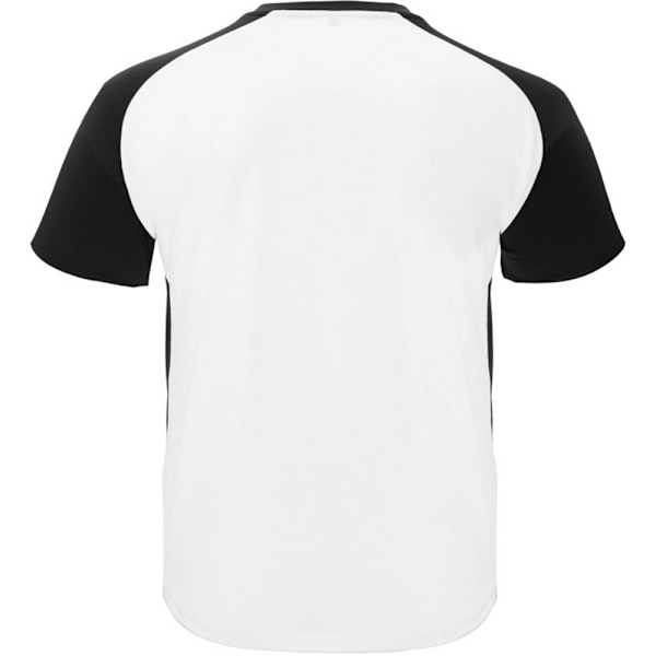 Roly Barn/Barn Bugatti Kortärmad Sport T-shirt 12 År White/Solid Black 12 Years