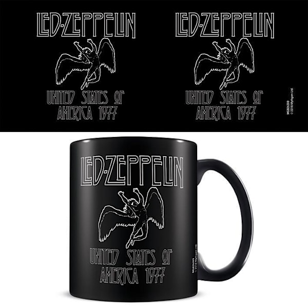 Led Zeppelin Icarus Mug En Storlek Svart Black One Size