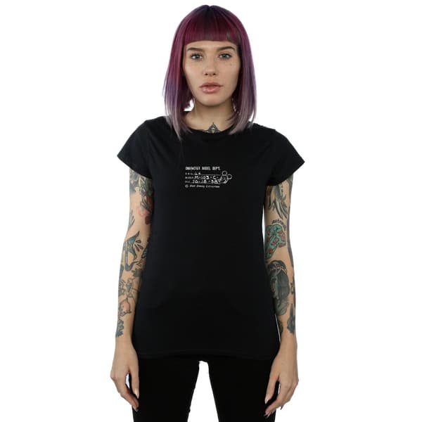 Disney Dam/Dam Mickey Mouse Karaktärsmodell Avd. Bomull Black S