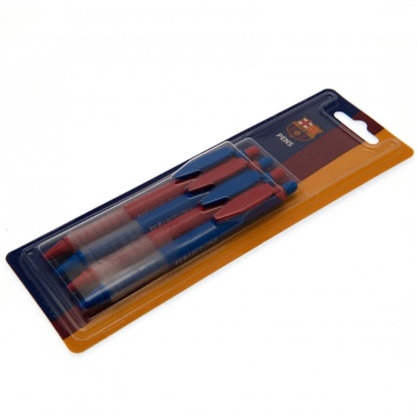 FC Barcelona Pennset (4-pack) One Size Blå/Röd Blue/Red One Size