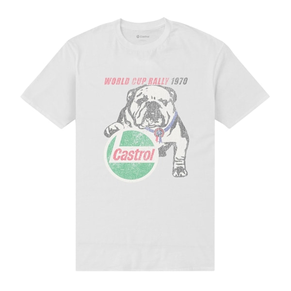 Castrol Unisex Vuxen 1970 T-Shirt L Vit White L