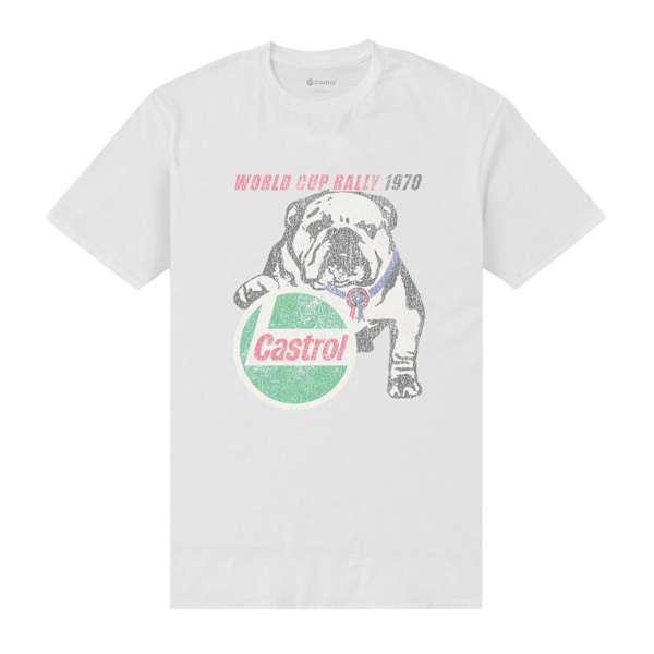Castrol Unisex Vuxen 1970 T-Shirt XL Vit White XL