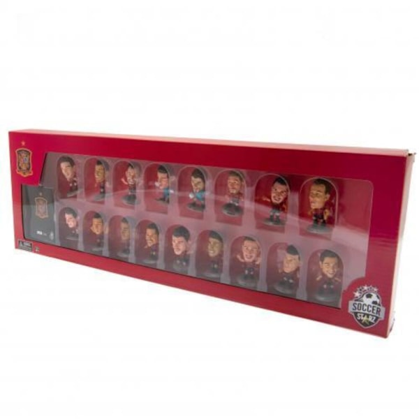 Spanien SoccerStarz Team Fotbollsfigur Set (Paket med 17) En S Multicoloured One Size