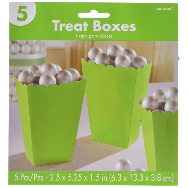 Amscan Paper Plain Popcorn Hållare S Kiwi Green Kiwi Green S