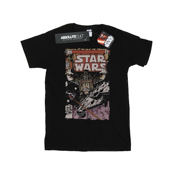 Star Wars Boys Millennium Falcon Comic T-Shirt 5-6 år Svart Black 5-6 Years