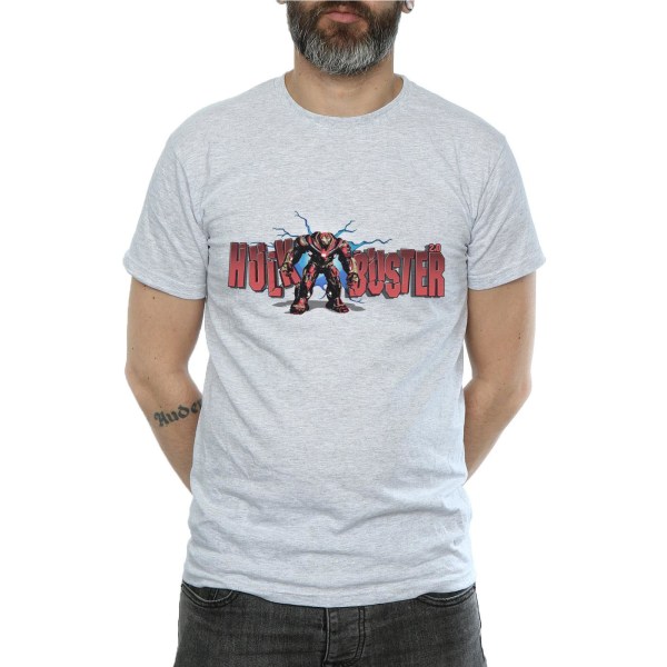 Marvel Mens Avengers Infinity War Hulkbuster 2.0 T-Shirt 3XL Sp Sports Grey 3XL