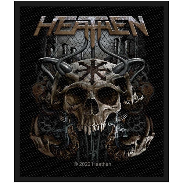 Heathen Chaos Of Evolution Vävda Album Patch En Storlek Svart/Sand Black/Sand One Size