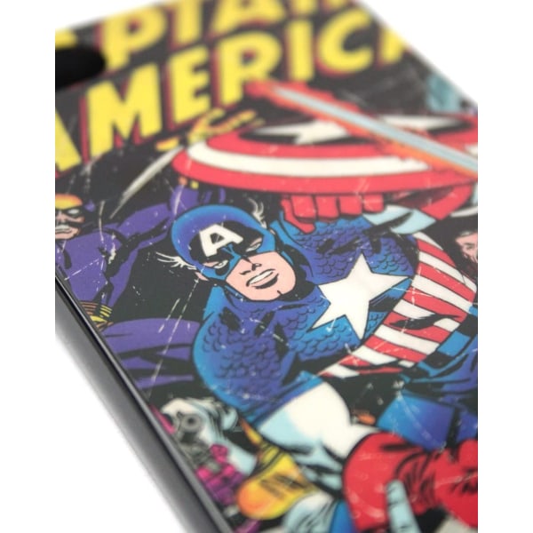 Captain America Retro komisk phone case One Size Multicolored Multicoloured One Size