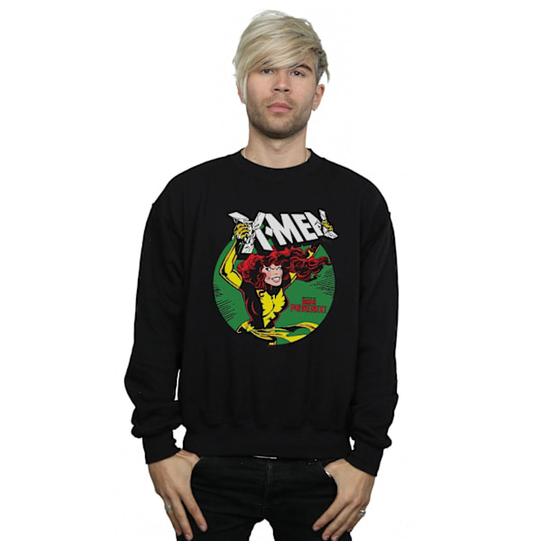 Marvel Mens X-Men Defeated By Dark Phoenix Sweatshirt M Svart Black M