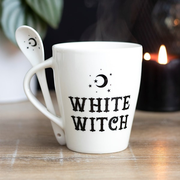 Something Different White Witch Mug Set One Size White White One Size