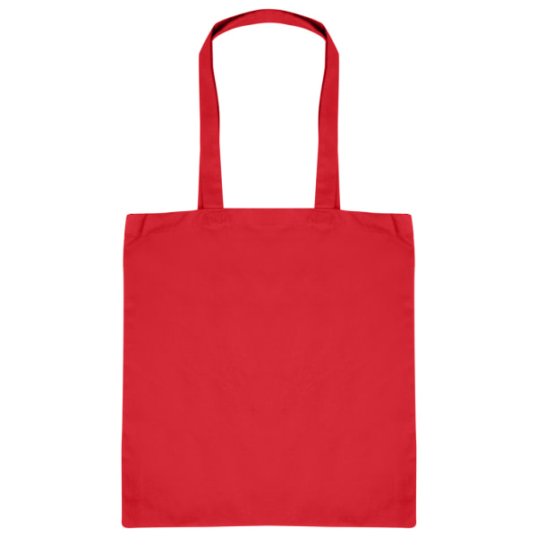 Absolute Apparel Cotton Shopper Bag One Size Röd Red One Size
