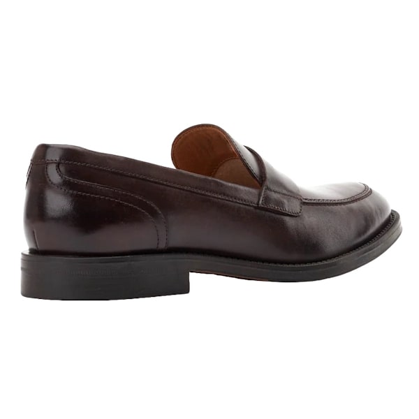 Base London Herr Kennedy Läder Loafers 8 UK Mörkbrun Dark Brown 8 UK