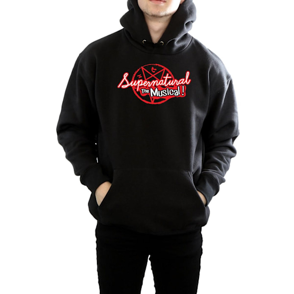 Supernatural Mens The Musical Hoodie XL Svart Black XL