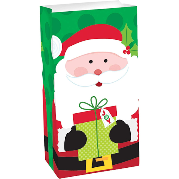 Amscan Jultomte Pappers Julgodispåse En Storlek Flerfärgad Multicoloured One Size