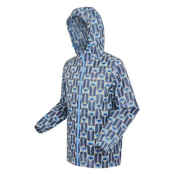 Regatta Womens/Ladies Orla Kiely Tall Flowers Packaway Waterpro Navy 14 UK