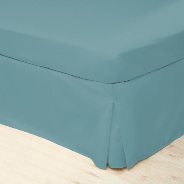 Belledorm Easycare Percale Platform Valance Single Teal Teal Single