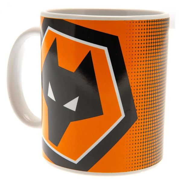 Wolverhampton Wanderers FC Halvtons Mugg One Size Vit/Gul/ White/Yellow/Black One Size