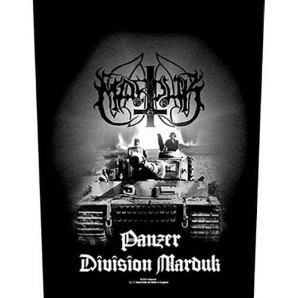 Marduk Panzer Division Patch One Size Svart/Vit Black/White One Size