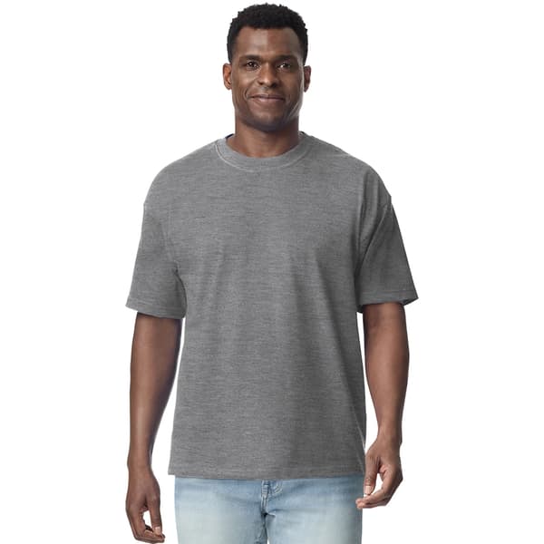 Gildan Hammer Herr Tungvikts T-shirt M Graphite Heather Graphite Heather M