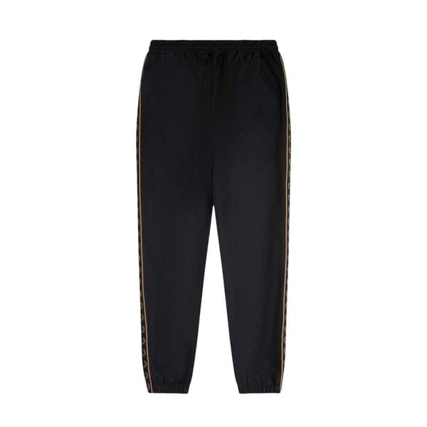 Fred Perry Herr Taped Joggingbyxor M Svart Black M